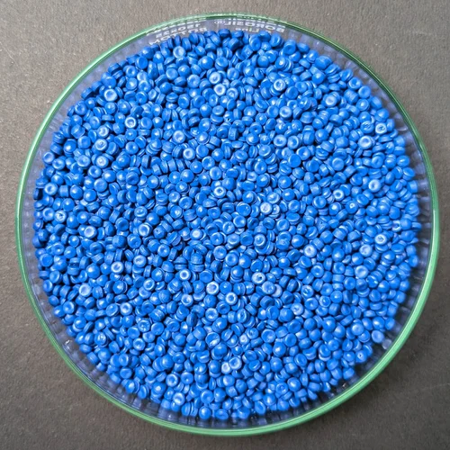 BP2121 Recycled HDPE Dark Blue Granules