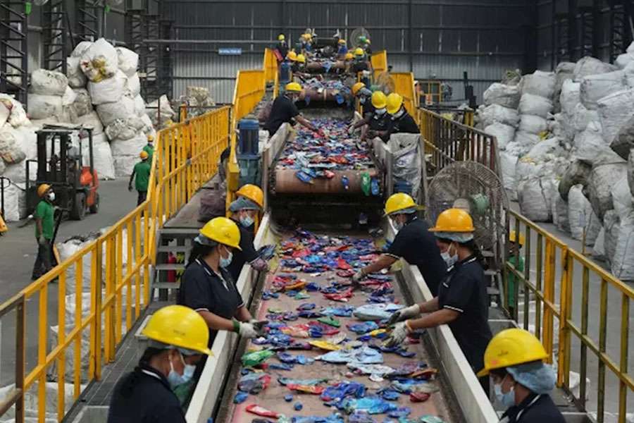 We put one billion recycled plastic bottles on the shelves Mani Vajipey 1