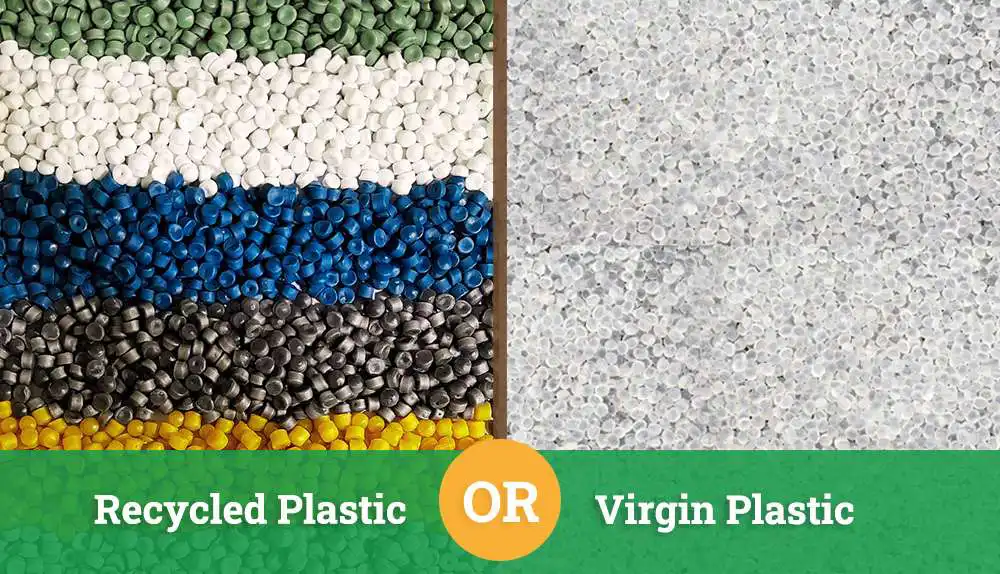 Virgin Plastic vs Recycle Plastic 1