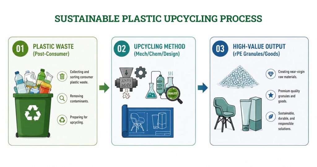 SUSTAINABLE PLASTIC UPCYCLING PROCESS