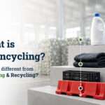 What is Downcycling upcycling and recycling