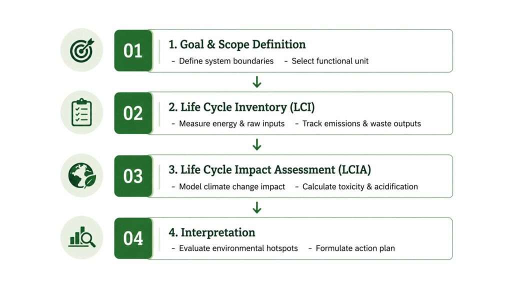 The 4 Phases (Steps) of a Life Cycle Assessment