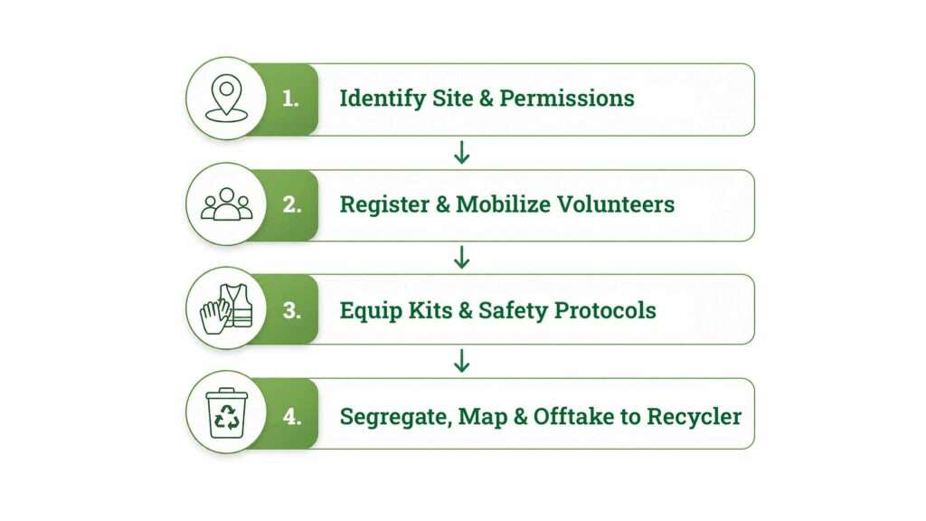 World Cleanup Day 4 Step Guide